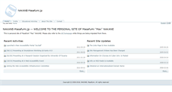 Desktop Screenshot of nakane-masafumi.jp